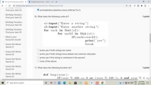 NPTEL The Joy of Computing Using Python Week-4 Quiz Assignment  Solution | Swayam