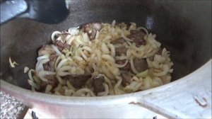 Печёнка с молодой картошкой. Быстрая еда!