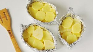 Рыба в лодочках из фольги