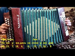 Ягода малинка. Хабиб. Разбор на гармони.