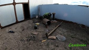 Печь для казана. Секрет профильной трубы.