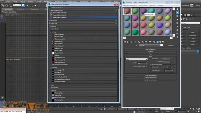 Как сохранить и загрузить библиотеку материалов в 3ds max  Как удалить библиотеку материалов в 3ds