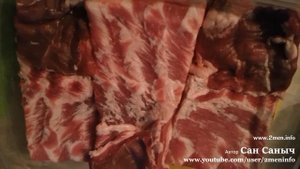 Как засолить сало или грудинку сухого засола