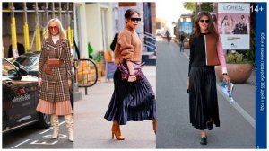 Юбки.  Осень-зима 2019.  С чем носить.  14+