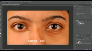 Простой способ убрать темные круги и мешки под глазами в Фотошопе. Face Retouch | Photoshop TV