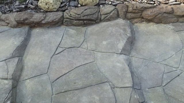 Ступеньки в саду под камень из цемента смотреть онлайн