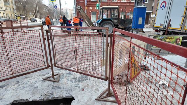 Из за прорыва водопровода перекрыли улицу Вилоновскую