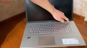 ? Ноутбук ? Asus VivoBook 17 X712DK-AU021 ( M712D ) распаковка , комплектация , мини обзор