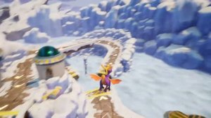 Spyro: Year of the Dragon - Skill Point Guide/Walkthrough - Icy Peak: Glide to Pedestal