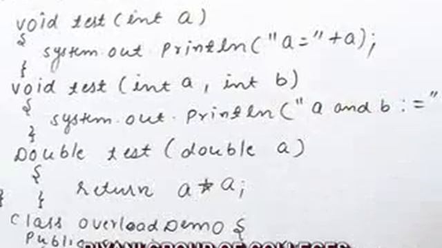 Method Overloading in java lecture, BCA , MCA by Ritu Kumawat, Biyani group of colleges смотреть онлайн