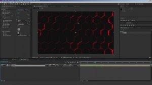 Анимированный фон с сотами урок After Effects