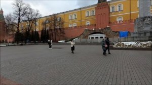 Москва. Прогулка по Красной площади (the Red Square) и Александровскому саду 14.01.2020