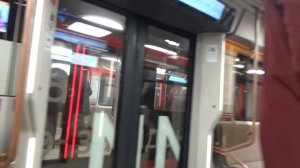 Поездка на поезде метро 81-775 «Москва 2020» (МВМ) Савёловская-Каховская