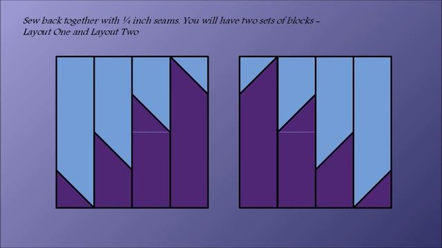 Easy Patchwork Block Tutorial - Delectable Mountains смотреть онлайн