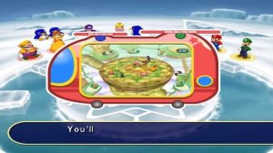 Mario Party 7 - 8 Player Ice Battle - Wario Daisy Waluigi Peach All Funny Mini Games (Master CPU)