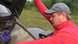 Самодельный вездеход с двумя раздатками, на ободрышах.