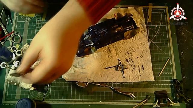 Сборка модели "Nissan Skyline GT-R V-spec R34". Часть вторая. смотреть онлайн