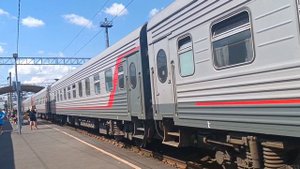 Отправление ЭП1-356 с поездом №233 Москва — Новороссийск