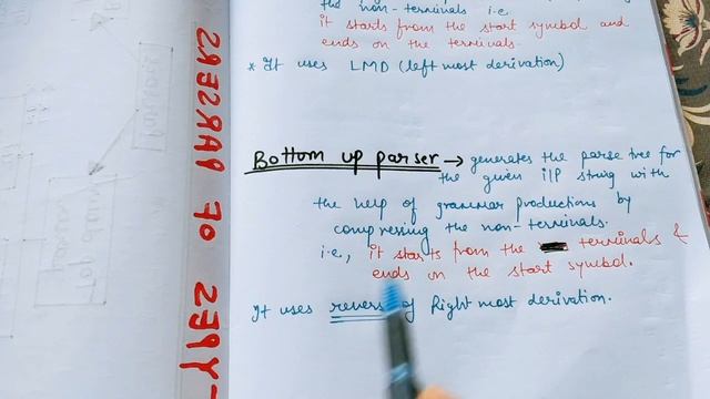 Lecture-18 Types of parsers | Top down parser and Bottom up parser with example