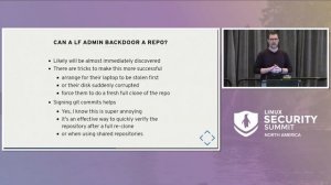 How to Backdoor the Linux Kernel (and fail?) - Konstantin Ryabitsev, The Linux Foundation