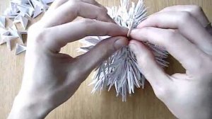 Как сделать модульную елку оригами (ч.2)