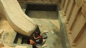 Building Cave Platinum Water Slide To Underground Swimming Pool With Private Living Room