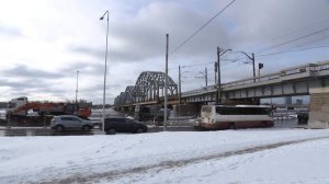 На правом берегу началось строительство моста для Rail Baltica