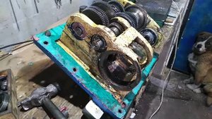 Обгонная муфта фрезерного станка 6т80. Ремонт. Заработала