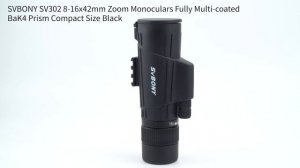 SVBONY SV302 8-16x42mm Monoculars Zoom FMC BaK4 Prism  Telescope