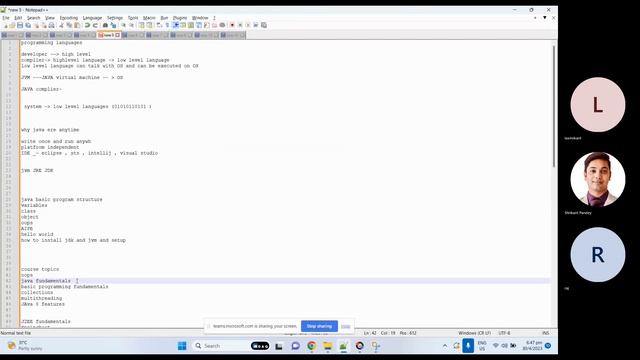 ITExpertsEra Java Full stack Developer Course | Class 2