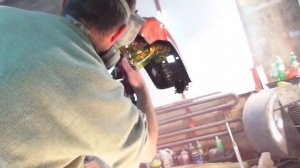 Морозный узор на бензобаке , покраска с использованием мочевины