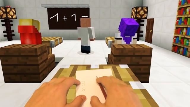 МИШКА ВАЛЕРКА ПОЛУЧИЛ ДВОЙКУ В ШКОЛЕ МАЙНКРАФТ В РЕАЛЬНОЙ ЖИЗН смотреть онлайн