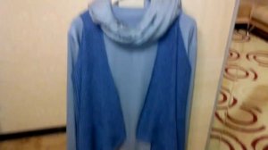 Вязание: моя жилетка из трех бабушкиных квадратов готова