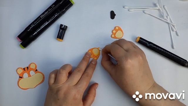 Тигрёнок из блестящего фоамирана с конфеткой внутри. смотреть онлайн