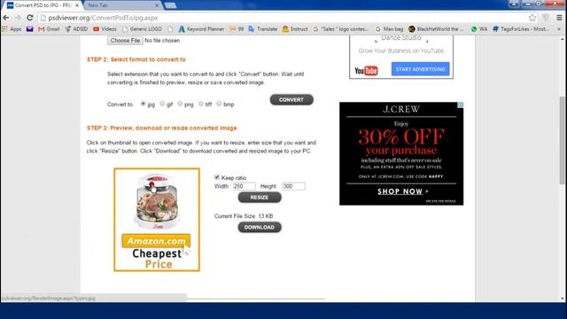 How to convert PSD (Photoshop) format to JPG | High Quality смотреть онлайн