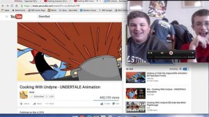 Cooking with Undyne Undertale Animation Reaction R.I.P. TOMATOES!!