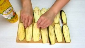 Рулетики из баклажанов с творогом