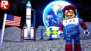 РОБЛОКС ПЕРВЫЙ ПОЛЕТ В КОСМОС ЖИЗНЬ НА ЛУНЕ В ROBLOX СИМУЛЯТОР ВИДЕО ИГРА КАК МУЛЬТИК ДЛЯ ДЕТЕЙ
