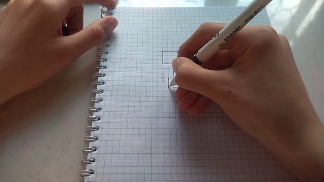 💗рисунки по клеточкам 💗. "Мышонок" смотреть онлайн