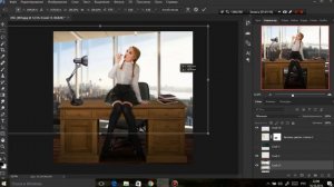 Office girl | speed-art by Pavel Bondarenko | Photoshop