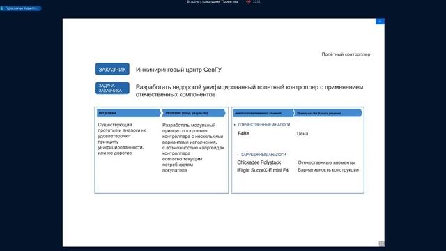 Питч-сессия. Разработка полётного контроллера