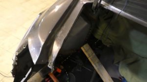 ремонт задней части кузова датсун