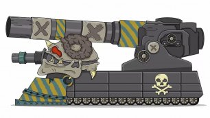 Как нарисовать Танк Мощный Гипнос - Мультики про танки