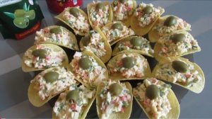 САЛАТ на чипсах Закуска на праздничный стол!