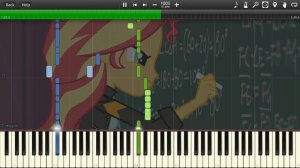 Acadeca - Friendship Games - Synthesia Piano Cover