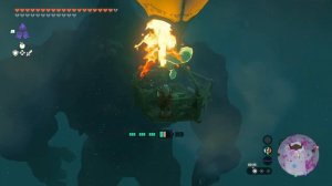Zelda: Tears of the Kingdom статуя колдуна в скалах