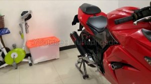 Full body wrapping oracal for Ninja 250 carburator