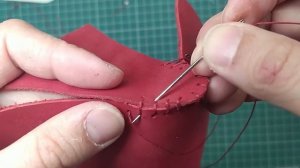 Кошелек с фермуаром из кожи.