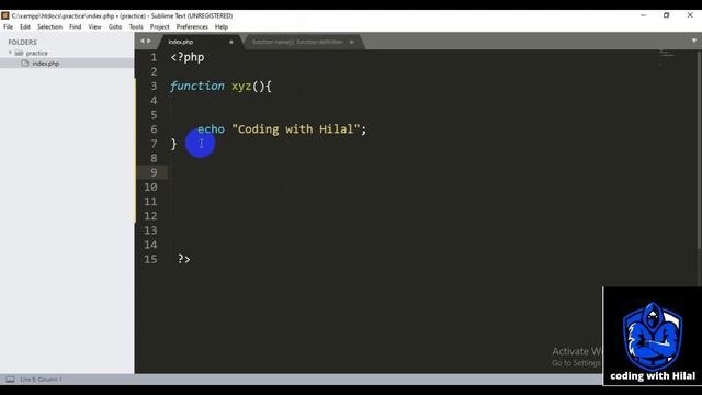How to do function in php