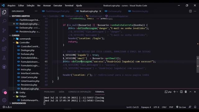 Curso de PHP 7 OO Aula 29 Traits no PHP 7 Otimizando o código смотреть онлайн